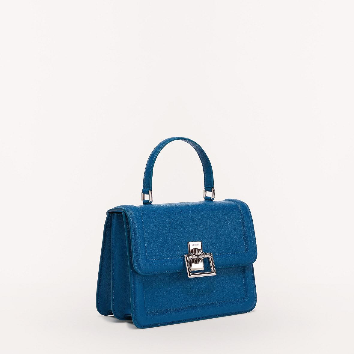 Furla Villa Tasker Danmark - Håndtasker Dame Blå DCA257394